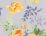 TAPETE - FARO - BLUMEN GELB