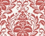 TAPETE - FLOCK III - BAROQUE - ROT