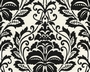 TAPETE - FLOCK III - BAROQUE - SCHWARZ