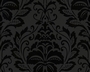 TAPETE - FLOCK III - BAROQUE - SCHWARZ