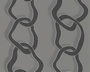TAPETE - FLOCK III - CHAINS - GRAU