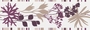 TAPETE - SPRINGTIME 3 - BORD�RE VIOLETT