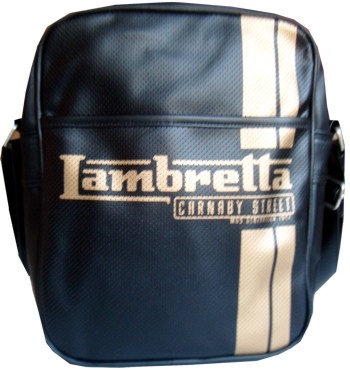 Lambretta Tasche - Streifen schwarz klein