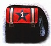 UMHAENGETASCHE - SCHWARZ/ROT/MARINE/BEIGE