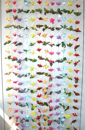 Blumenvorhang