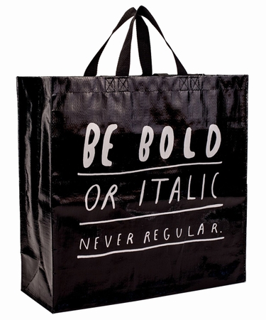 Bold Italic Shopper