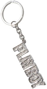 Playboy Key Ring Strass Schriftzug