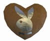 Playboy Kissen Velourleder