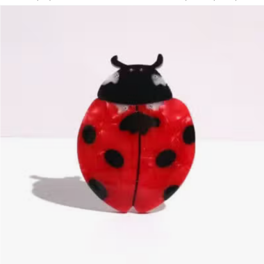 California Magic Forest Ladybug- Haar Clip