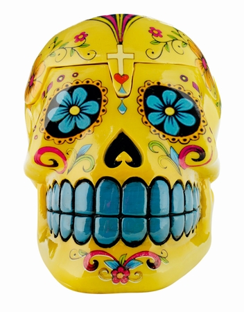 Candy Skulls box yellow