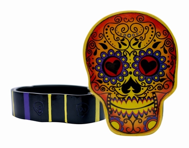 Candy Skulls small box red