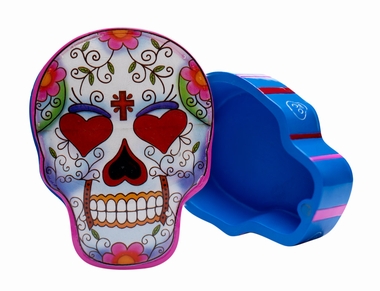 Candy Skulls small box white