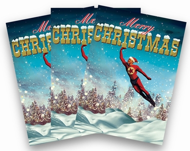 Weihnachtskarten Max Hernn Superhero Men