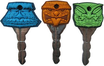 Keycovers - Schlsselkappen Tiki Set