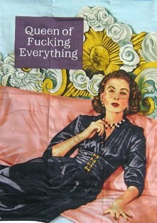 Queen of  Fucking Everything - Geschirrtuch