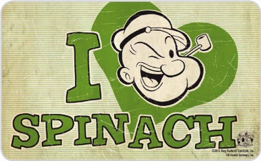 Frhstcksbrettchen - Popeye I love Spinach