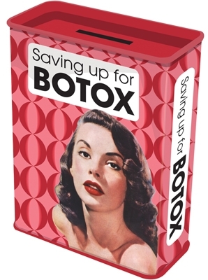 Spardose - saving up for Botox