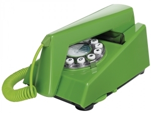 Retrotelefon Trim - Gr�n