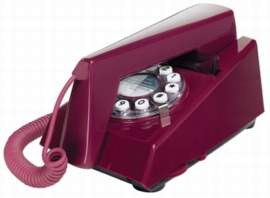 Retrotelefon Trim - Lila