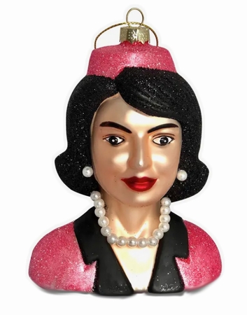 Jackie Kennedy Glass Weihnachtskugel