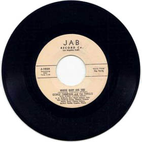 GEORGE ZIMMERAN AND THE THRILLS - Ain't Got The Money To Pay For This Drink
