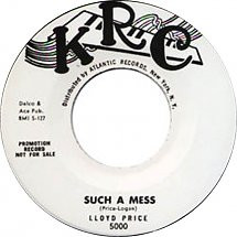 LLOYD PRICE - Such A Mess