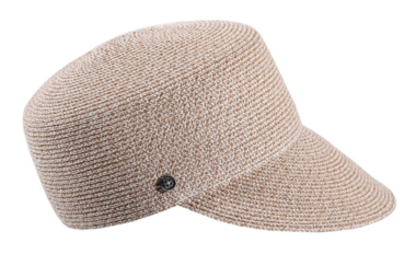 Cap melange braid hell camel