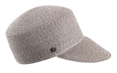 Cap melange braid kakao