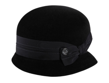 Cloche tr�s chic schwarz