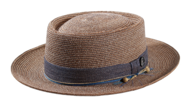 Fedora niederer Kopf Hanf nougat