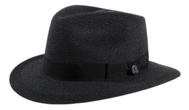 Fedora Traveler Hanf ligne noire