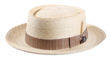 Fedora Weizen niederer Kopf Strau