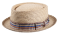 PORKPIE RAFFIA TIMELESS NATUR