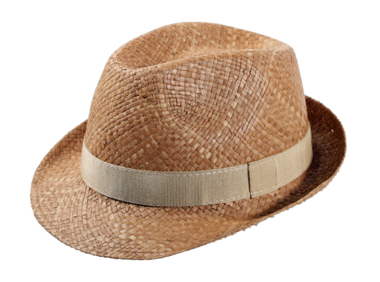 Kinder Trilby Raffia beige