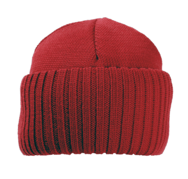 Strickmtze PEDRO rot
