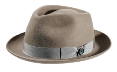 Trilby Wollfilz mittel beige