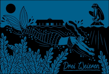 Drei Weieren Badetuch - Design von Eva Rust