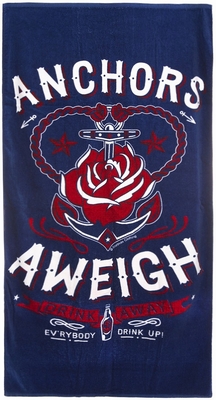 Strandtuch - ANCHORS AWEIGH 