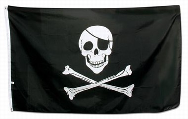 Grosse Piratenflagge