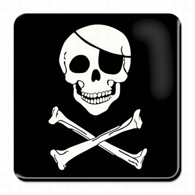 3 Piraten Fliesenaufkleber