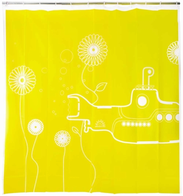 Duschvorhang Yellow Submarine - Gelb