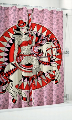 Duschvorhang - Carousel Horse