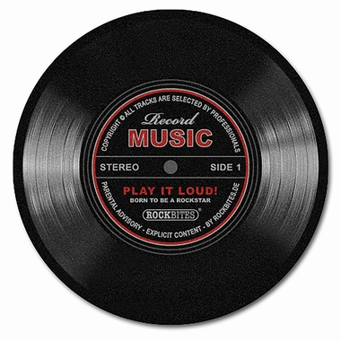 Record Music Teppich gross Schallplatte