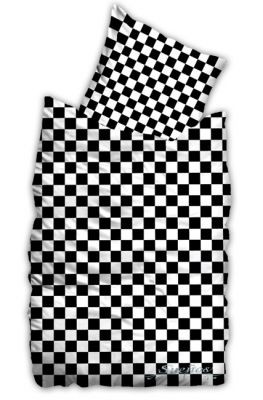 Suenos - Schachbrett Schwarz-Weiss Bettw�sche Gross