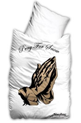Suenos Bettw�sche  - Pray for snow Bettw�sche Gross