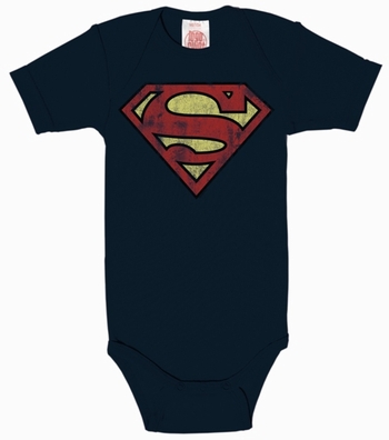 Babybody - Superman - Blau/ Grau