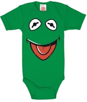 Babybody - Faces - Kermit - Muppets - Gr�n