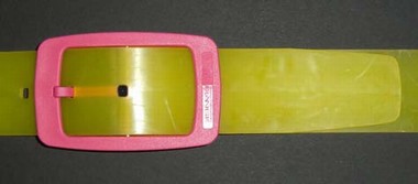 Gelb und Pink Kunststoffgurt