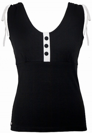 Mademoiselle Y�Y� - Audrey Top - schwarz