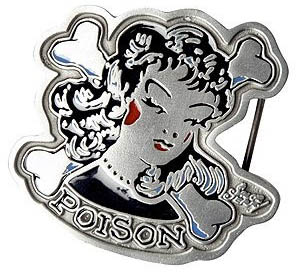 Poison (Old Style) - Sailor Jerry Belt Buckle